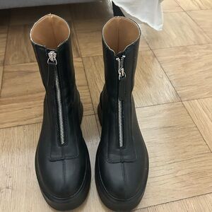 Black Steve Madden JONES BLACK LEATHER boot